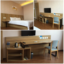 Express Hotel Hotel apartment hotel staff dormitory room straight bed room complete set furniture bed computer desk