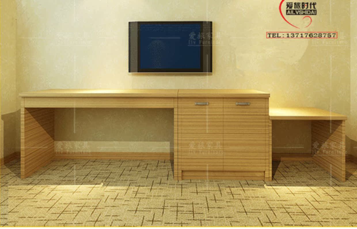 Custom Express Hotel Nội thất phòng Viết bàn Bàn máy tính Bàn hành lý Tủ TV Bàn