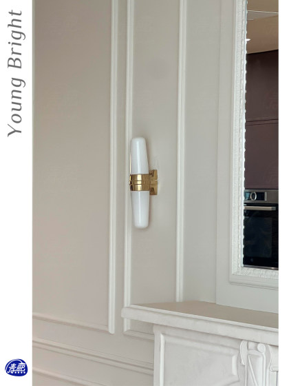 Versa Wall Sconce Retro Living Room Bedroom Dining Room Glass Wall Lamp Bathroom European Style Mirror Headlight