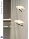 Spanish Antoni Arola Minimalist Arc-Shaped Restaurant Pendant Light, Linear Office Strip Light, Tea Room Decorative Light