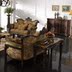Nội thất Xinyixuan Bàn đá cẩm thạch Mỹ lối vào sang trọng Châu Âu sofa gỗ rắn trở lại phòng khách trang trí bàn - Bàn / Bàn bàn trà nhật Bàn / Bàn