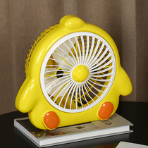 Cartoon Fan Student Dormitory Bed Plug in Summer Desktop Office Silent Small Desktop Household