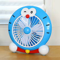 Cartoon Fan Student Dormitory Bed Household Small Office Silent Mini Desktop Summer Plug