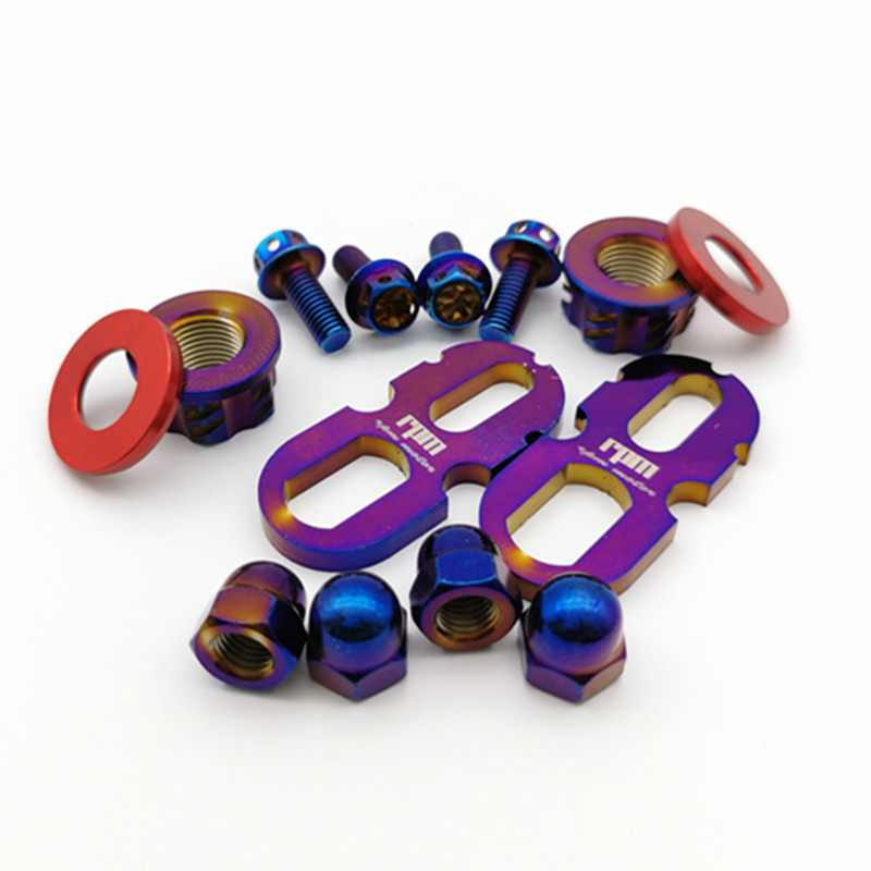 U1 calf U B modified screw 304 stainless steel fired titanium screw electric vehicle electric locomotive modification set color screw