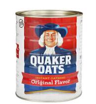 Malaysia imported QUAKER Instant oatmeal Total 800g Gift decent 400g*2 boxes