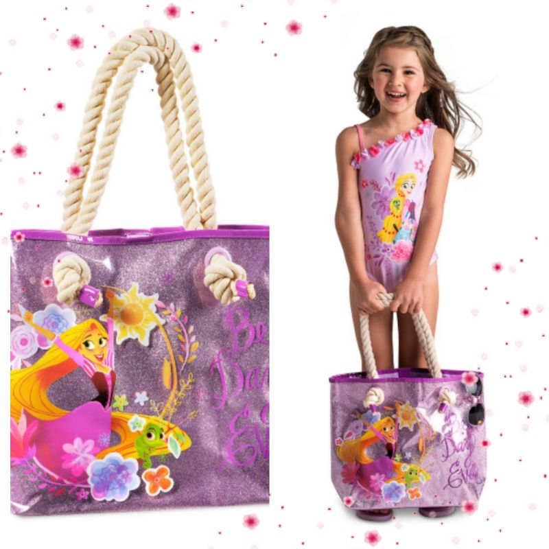 Disney 2018 nàng tiên cá mới Sophia Aisha tóc dài công chúa mặc bikini trẻ em áo chống nắng đồ bơi cho bé gái