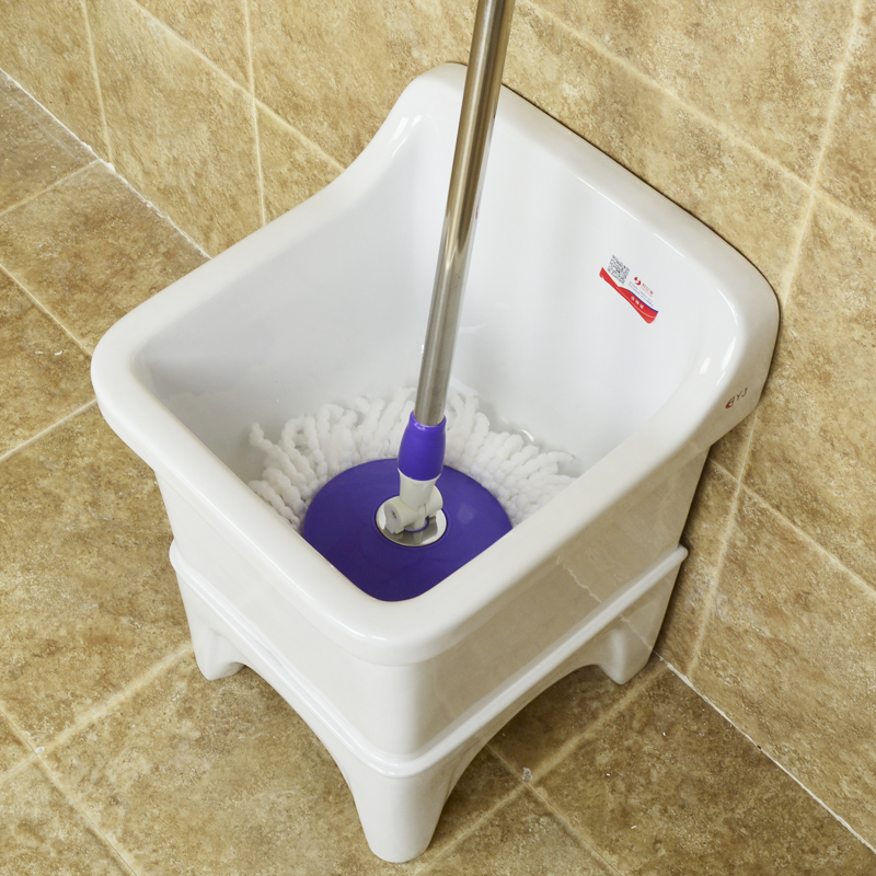 Good 100 million Home Bathroom Home ceramic wash mop pool Rinse Mop Pool Ground Tug Tub Balcony Small Pier Boupool