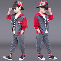 Boys  Autumn sports set 7 Five eight Six nine Seven 10-11 Ten 13 years old primary school boys Children denim clothes