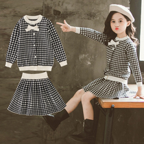 3 Girls Spring Autumn Clothes Sweater 4 Dress Dress 2022 New 5 Children Autumn Winter 6 Ocean Gas 7 Han Edition 8 Year Old Princess Dress