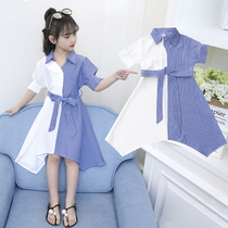Girls summer dress 11 ten 12 big children Womens Korean version 13 primary school students 14 girls foreign skirt tide 15 years old