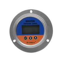 Long Brigade YL-821ZR axial mounting of digital display of pressure gauge water treatment equipment pipe hydraulic LCD display