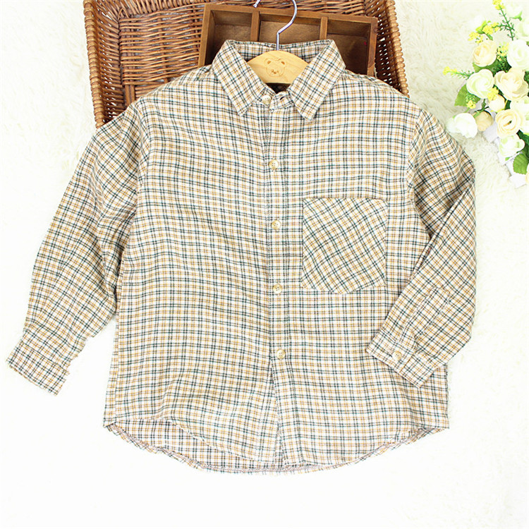 Chemise garcon à manche longue en coton - Ref 2077676 Image 6