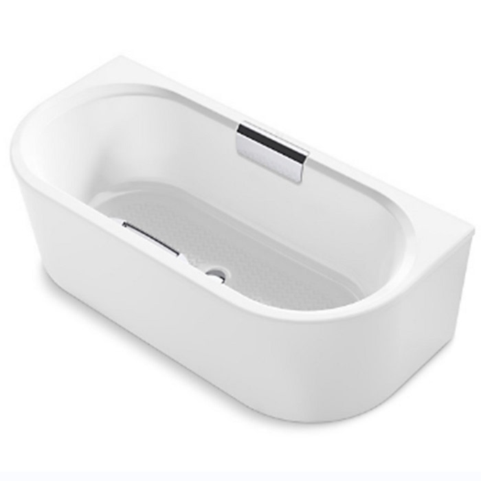 Kohler K-40566T/K-40567T-Gr/-0 Fule 2.0 D-Shaped 1.5/ 1.7m Freestanding Cast Iron Bathtub