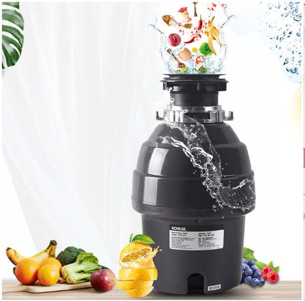 Kohler K-21559T-Na Garbage Disposer Kitchen Household Food Waste Crusher Fully Automatic Food Crusher