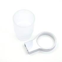 Kohler hardware pendant K-15210T-CP Xingjiali toothbrush holder copper chrome-plated frosted glass cup