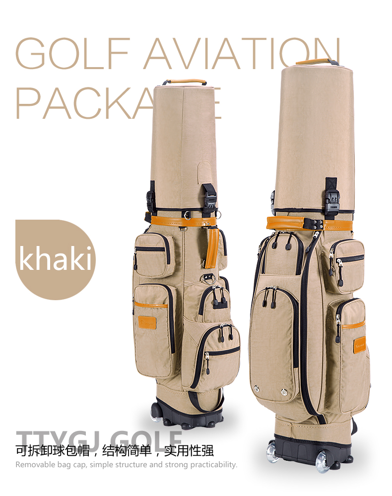 Mới TTYGJ golf đa chức năng cue túi cứng vỏ vận chuyển túi khí với tàu kéo có khóa mật khẩu 	giá 1 quả bóng golf
