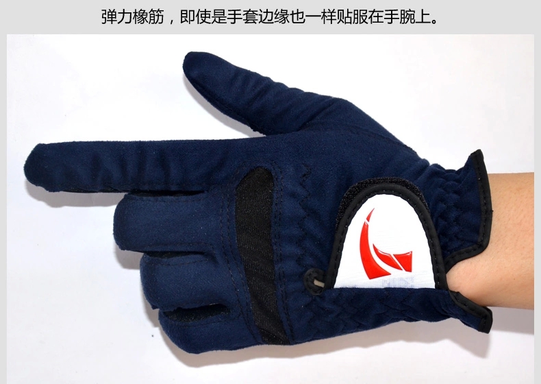 Hai 包邮! TTYGJ găng tay golf nam sợi nhỏ găng tay vải mềm chịu mài mòn thoáng khí 	gia bộ gậy đánh golf
