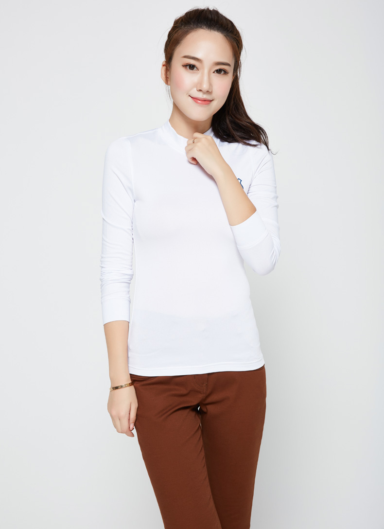 Mùa thu và mùa đông quần áo golf nữ chạm đáy áo sơ mi dài tay kéo dài áo thun lụa lụa áo ấm quần áo mùa thu 	giày đánh golf adidas	