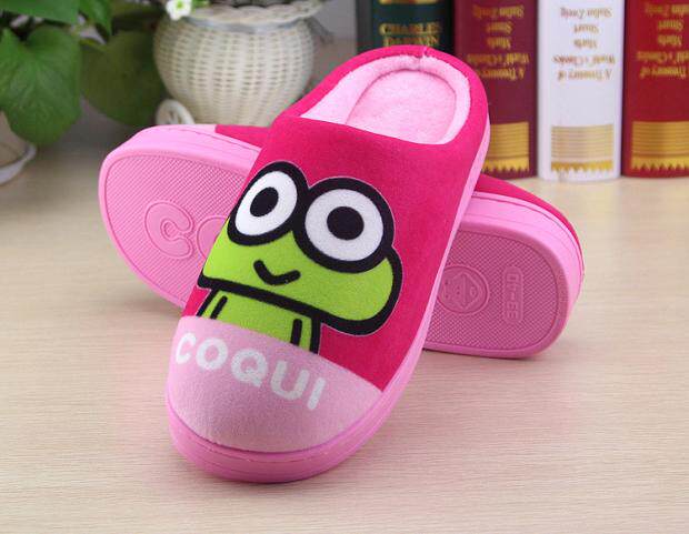 Pantoufles enfants en suède pour hiver - semelle caoutchouc - Ref 1007044 Image 12