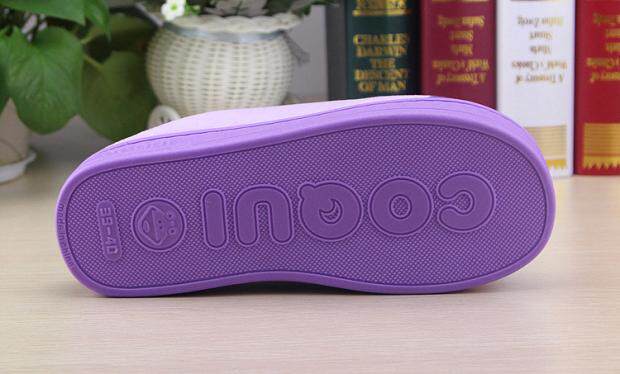 Pantoufles enfants en suède pour hiver - semelle caoutchouc - Ref 1007044 Image 20