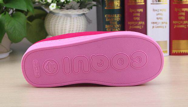 Pantoufles enfants en suède pour hiver - semelle caoutchouc - Ref 1007044 Image 10