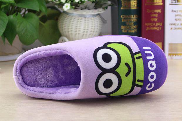 Pantoufles enfants en suède pour hiver - semelle caoutchouc - Ref 1007044 Image 18