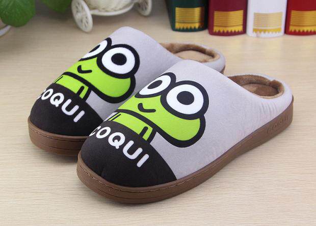 Pantoufles enfants en suède pour hiver - semelle caoutchouc - Ref 1007044 Image 26