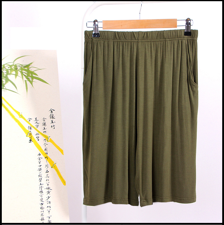Mùa hè phần mỏng phương thức năm quần nhà quần nam lỏng quần nhà quần short giản dị của nam giới kích thước lớn quần ngủ