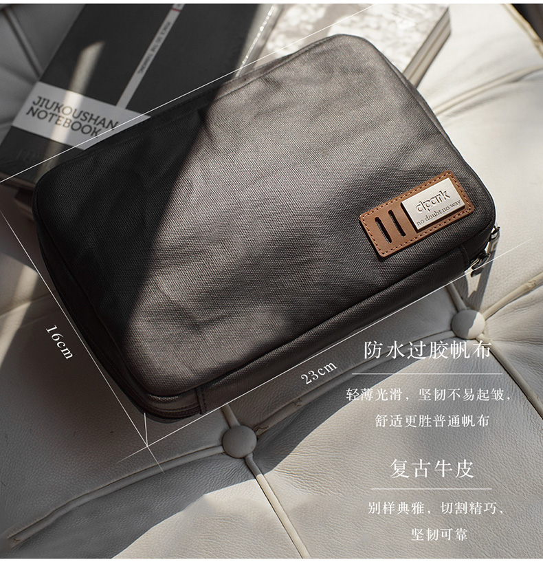 Gói ổ cứng di động chống nước 2,5 inch hộp lưu trữ tai nghe dòng dữ liệu chuột máy tính xách tay dây nguồn u đĩa sạc kho báu dòng sạc u lá chắn bảo vệ di động túi đa chức năng lưu trữ kỹ thuật số - Lưu trữ cho sản phẩm kỹ thuật số hộp đựng tai nghe airpod pro