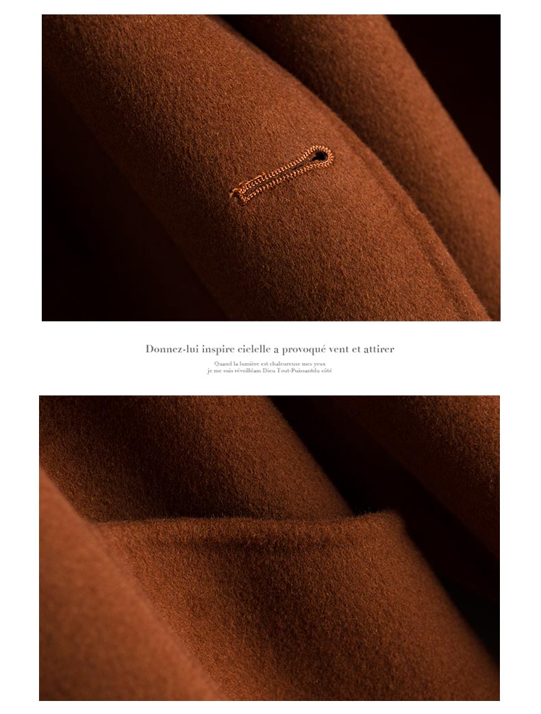 Áo dài nữ 2018 mới dài hình chữ A phiên bản Hàn Quốc của áo len lỏng không lông cashmere không lông mẫu áo khoác nữ đẹp 2021