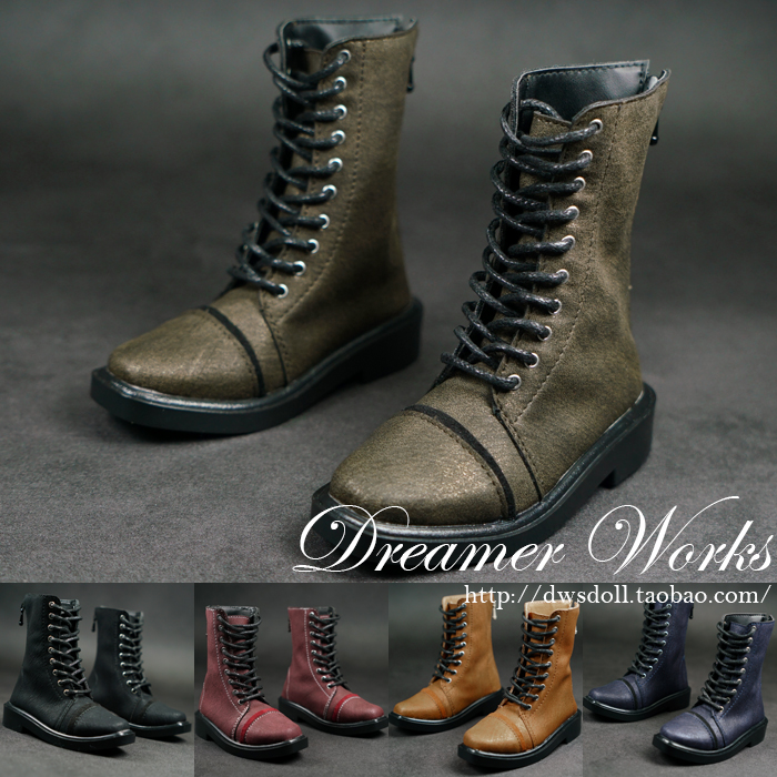 BJDSD3 Sub Dolls Shoes Retro Strap Casual Shoes Martin boots 1 3 great uncles