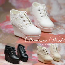 SD BJD doll 3 points 4 points shoes noble flower holes High heel Shoe 1 3 1 4 Three colors Elects