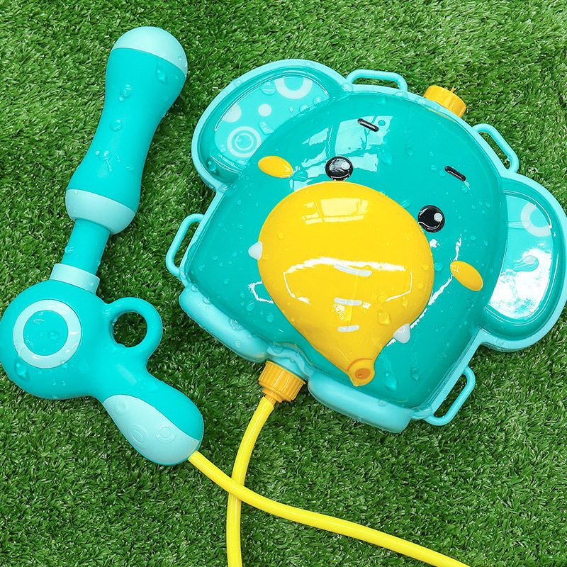 Water Gun Kids Toy Spray Water High Pressure Backpack Pull-Out Water Gun Net Red Electric Boy Girl Play Water Artifact