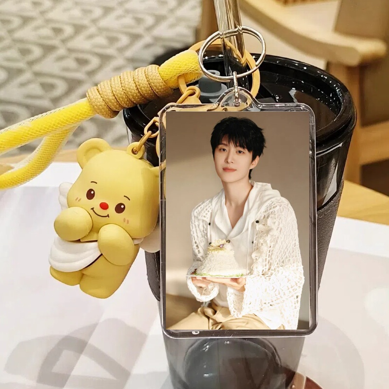 Fan Chengcheng Keychain Photo Custom Cartoon Doll Backpack Pendant as a Small Gift for Classmates and Friends