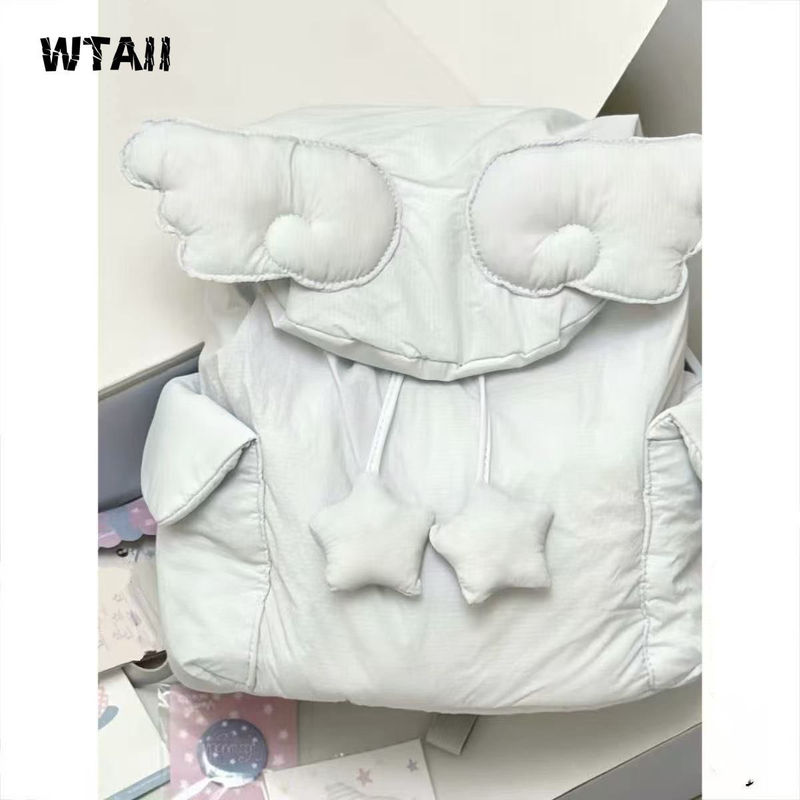 【Travel Backpack】Cute Angel Wings Backpack for Women, Unique Design, Cute Puff Cloud Backpack 【Travel Backpack】Cute Angel Wings Backpack for Women, Unique Design, Cute Puff Cloud Backpack