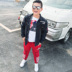 Pig Tony Children Mặc Fat Boy Boy Jacket 2019 Áo khoác denim mới Cộng với phân bón lỏng lẻo - Áo khoác áo khoác bé trai Áo khoác