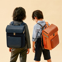 Korean Cup bear girl boy large capacity schoolbag 1-6 grade Oxford cloth burden reduction reflective primary school backpack