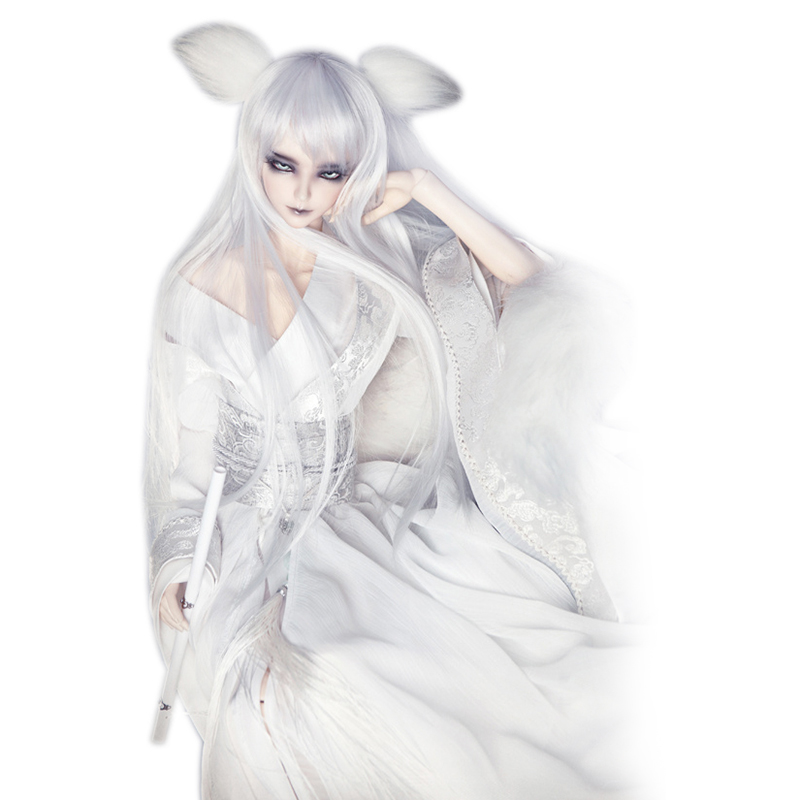 White fox beauty sexy temptation cosplay sm sexy lingerie plush fox ears and feet handcuffs fox tail backyard anal plug - Taobao