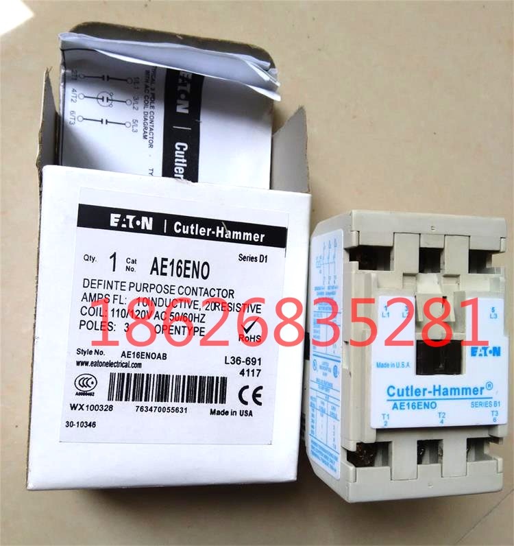 Eaton EATON Katla-HammoCutler-Hammer AC contactor AE16ENO AE16EN0