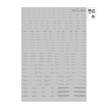 (Meow craftsman) VOL3-002 high-precision horizontal text science fiction mecha (General Series) Water stickers