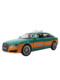 Large taxi children's toy Audi alloy car simulation car model taxi boy collection ornaments