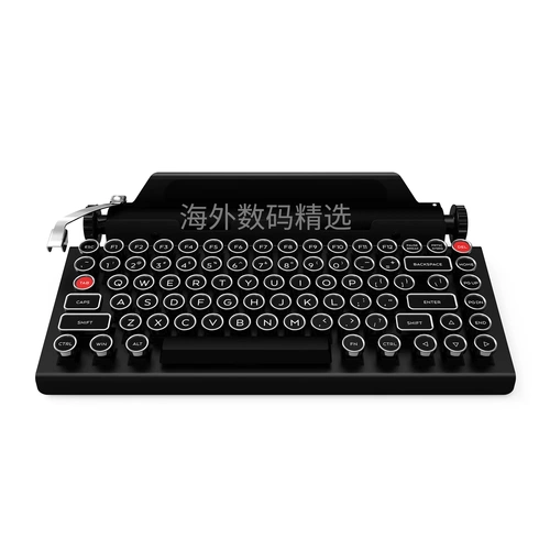 QwerkyWriter Retro Mechanical Mac 84 Клавиша Blue Axis Antique Pyswriter Bluetooth Беспроводная клавиатура