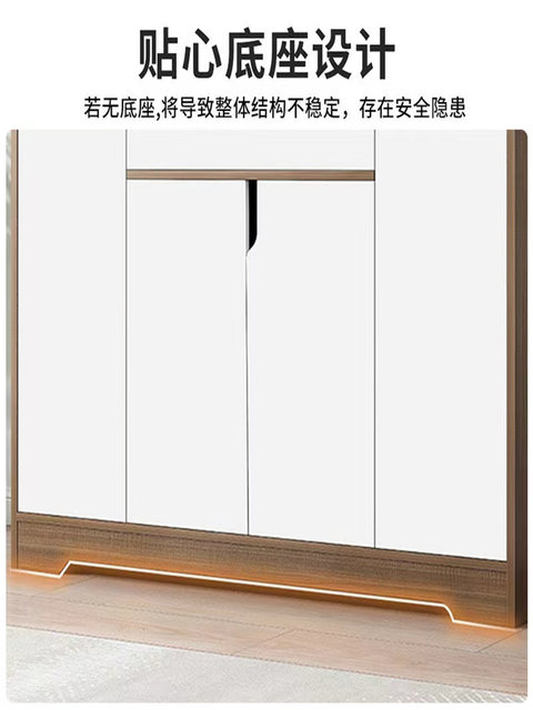 鞋柜门口家用楼道入户门玄关柜简易一体阳台收纳经济型小户型鞋架
