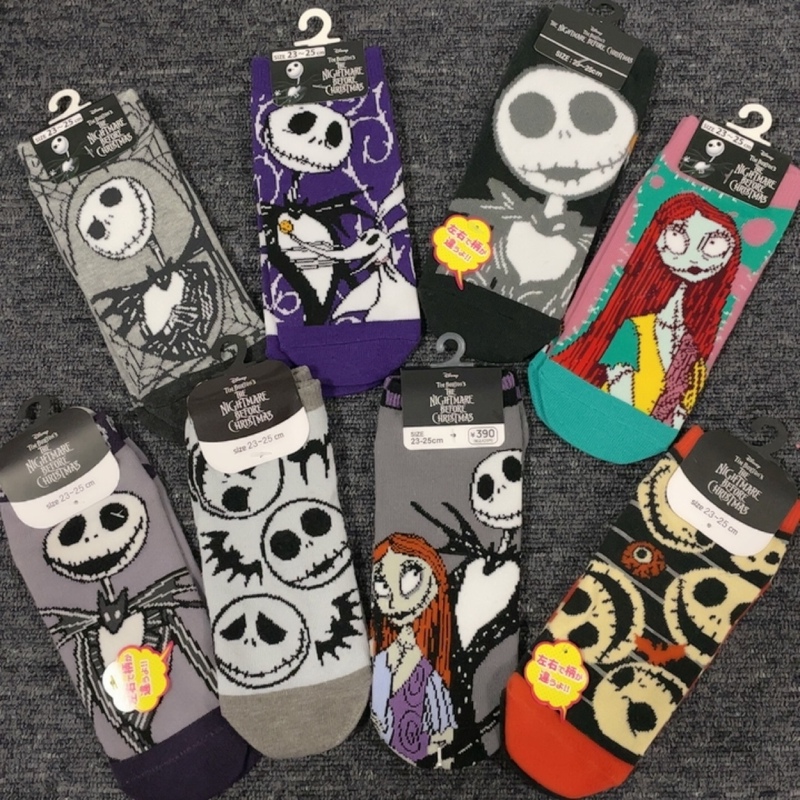 Japanese Original Kadi S Nightmare before Christmas Jack Jack Personalized Cartoon Short Socks Women's Socks