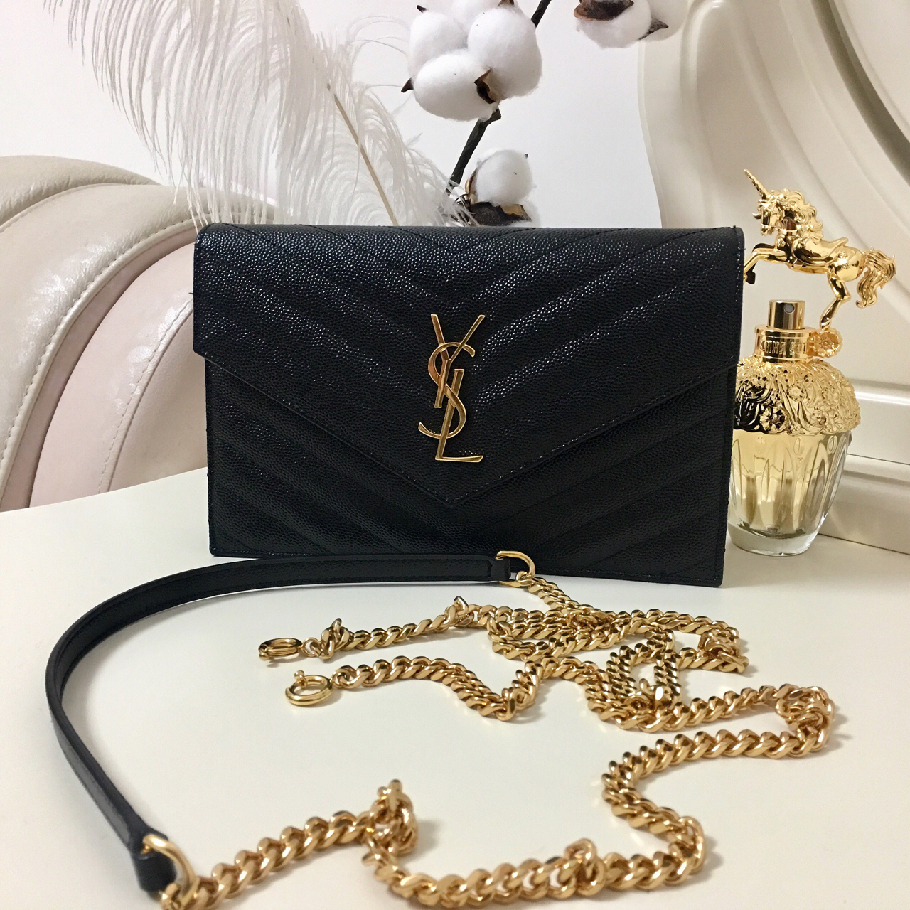 YSL 信封链条包