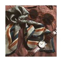 Remains elegant traditional retro mulberry silk 100% base matching silk scarves