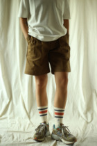 Remains 50 s Hamilton high waist double folded retro shorts casual summer