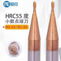 2-blade alloy tungsten steel small point ball cutter Ball milling cutter R0 55R0 65R0 75R0 85R0 95R1 95