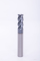 65-degree 4-edge tungsten steel milling cutter hard alloy stainless steel special coating vertical milling cutter CNC numerical control upright milling cutter