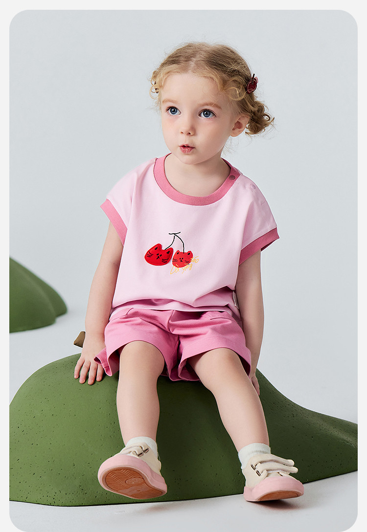 Mini Bala Polo Short-Sleeved Vest Set — 34